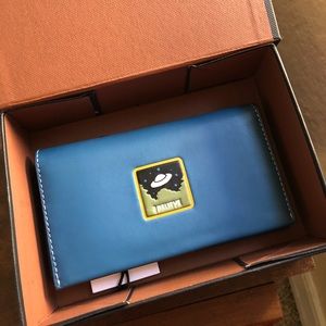 Coach IPhone X wallet alien theme